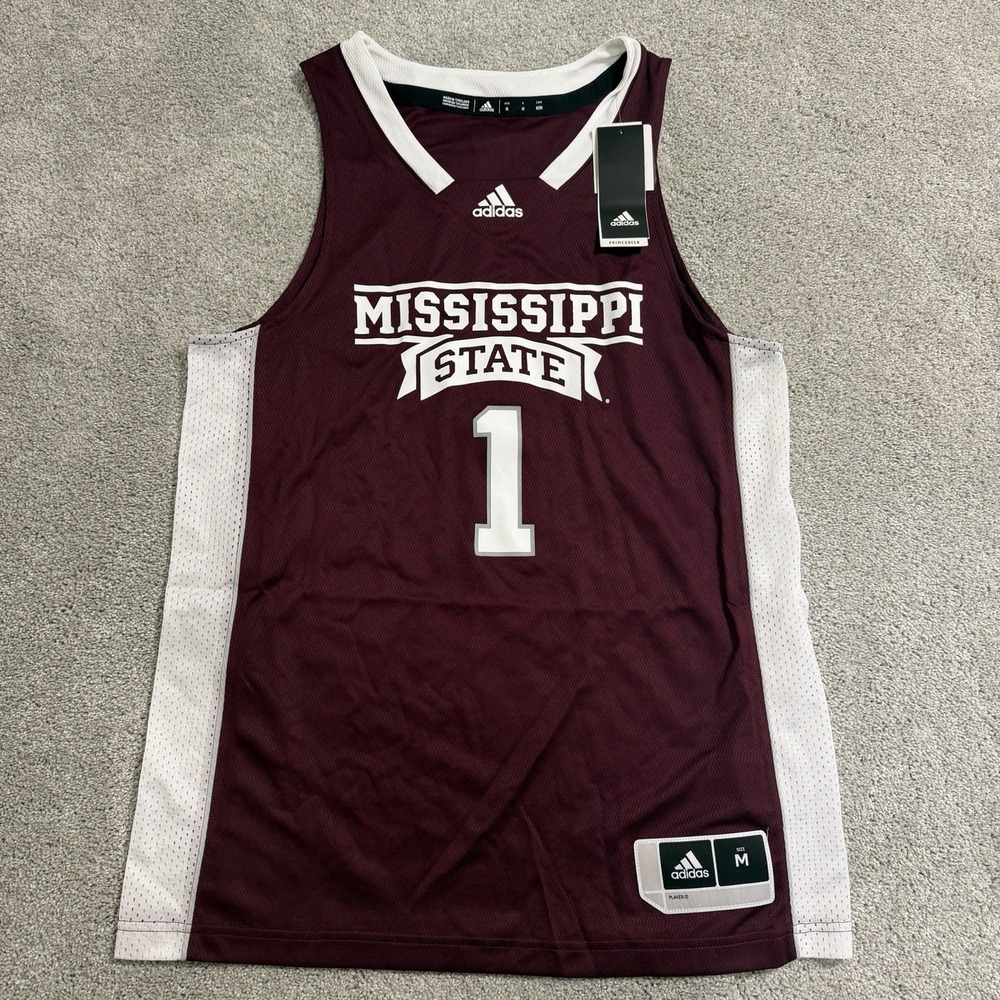 Adidas Mississippi State Bulldogs Basketball Jersey Mens Sz M Swingman‎ Practice
